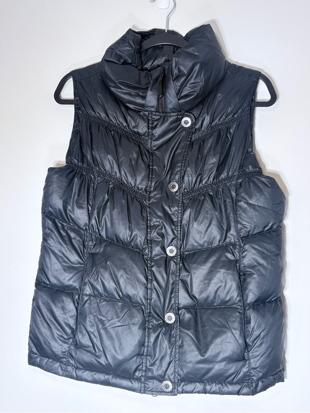 Prana Women’s Black Puffer Vest Medium Quilted Insulated Sleeveless Jacket